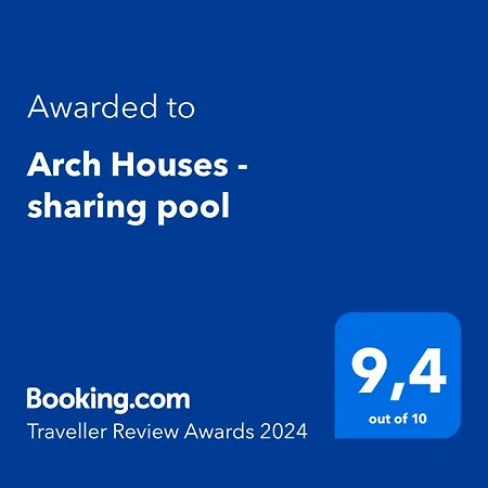 Arch Houses - Sharing Pool Spilia  Exterior photo